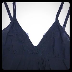 🌹 On Gossamer black lingerie slip M 🌹